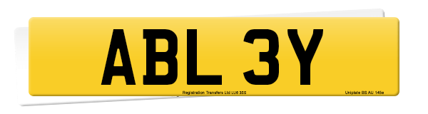 Registration number ABL 3Y